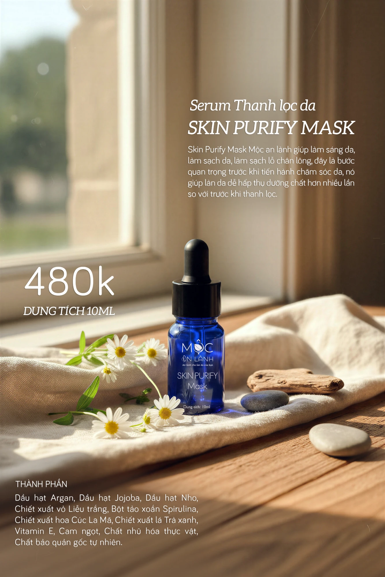 Skin Purify Mask 10ml - Serum Thanh Lọc Da Mộc An Lành